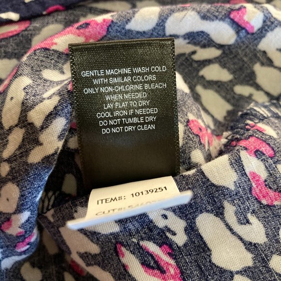 Torrid Navy Blue and Pink Cheetah Print Dress Size 3 - Picture 9 of 9